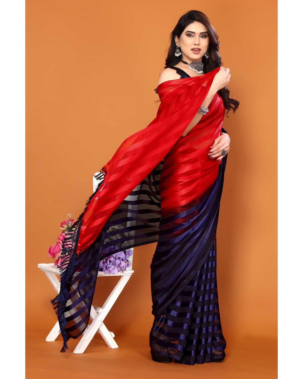 Ynf Bollywood Satin Fancy Party Wear Satin Silk Stylish Saree Collection -  The Ethnic World